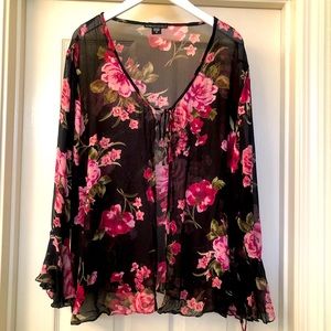 Floral coverup